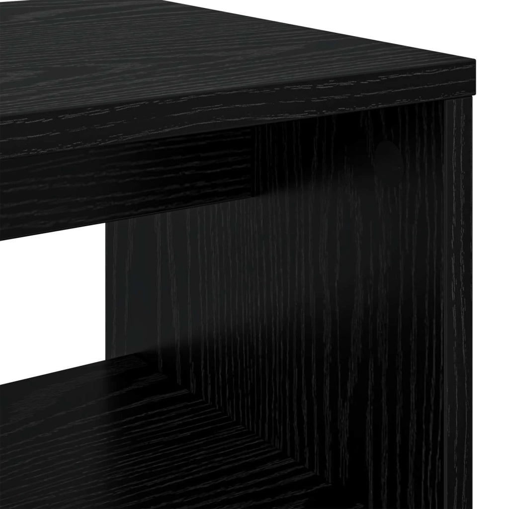 Mobile TV Rovere Nero 100 x 30 x 40 cm Legno multistrato 8000333