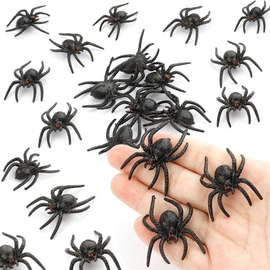 30 pezzi di ragni Halloween - ragni realistici artificiali - ragni in plastica - decorazione di Halloween - tema horror decorazione per feste