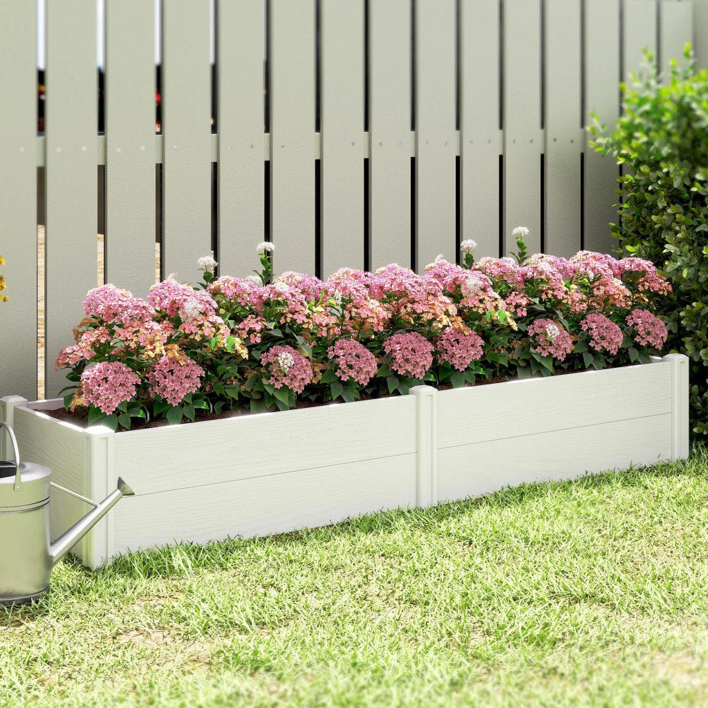 Letto a Soppalco in Plastica con Contenitore ¨C Zephmum ¨C Bianco 197x54x33 cm