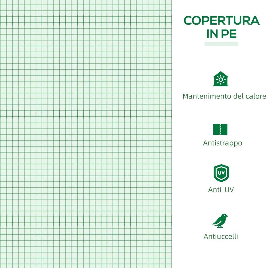 Serra da Giardino ¨C zephmum ¨C Verde 120x60x60cm