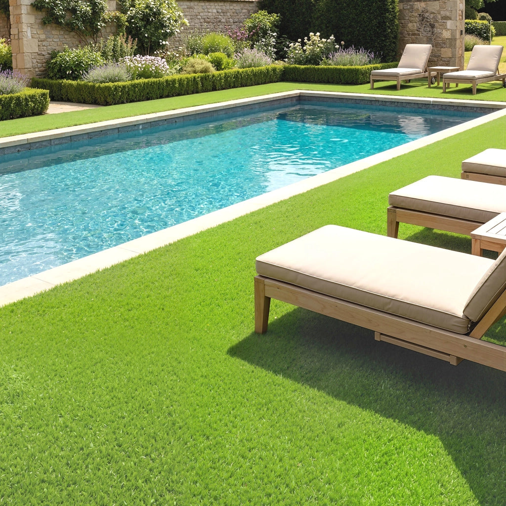 Tappeto Erba Sintetica per Giardino ¨C zephmum ¨C Verde 10mm 1x4m