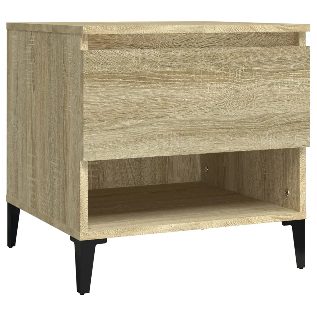 Tavolino Rovere Sonoma 50x46x50 cm in Legno Multistrato 819554