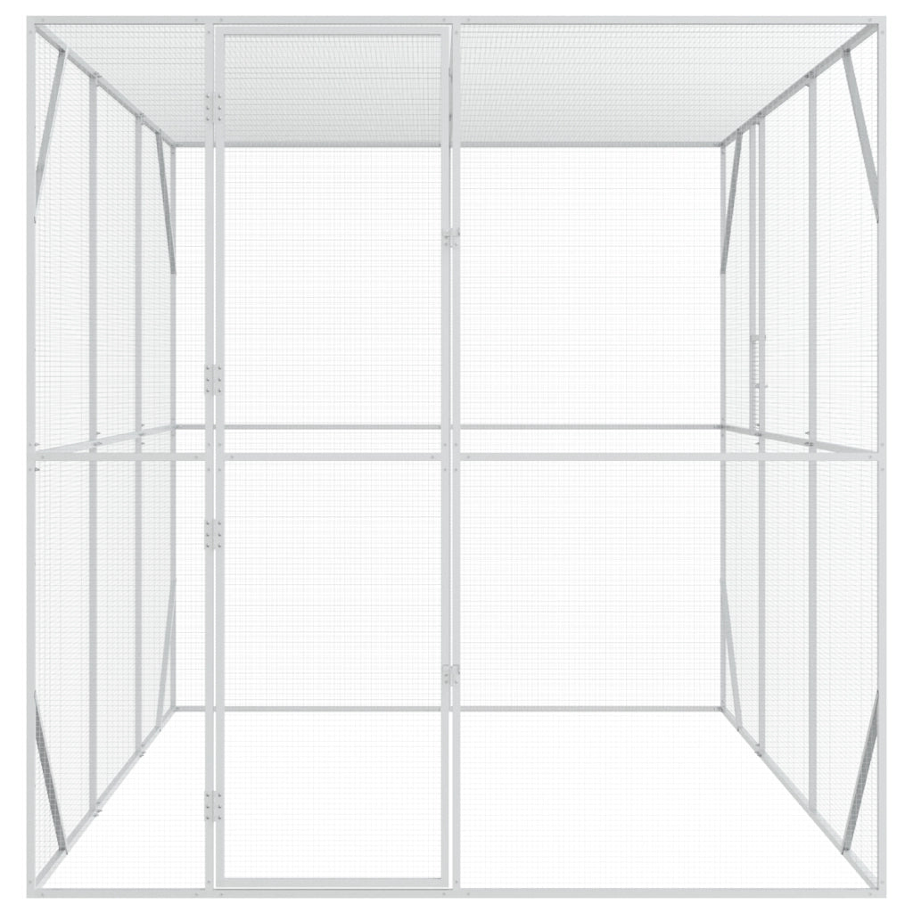 voliera  antracite 302x206x214 cm in acciaio