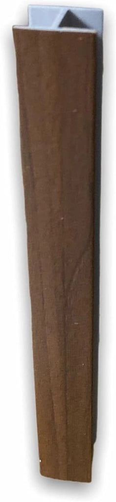 GIUNZIONI PER ZOCCOLO CUCINA CONFEZIONE DA 4 PEZZI H 12 CM NOCE SCURO