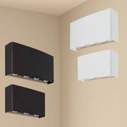 Applique lampada a LED da parete muro esterno e interno tonalità luce regolabile Nero 8W