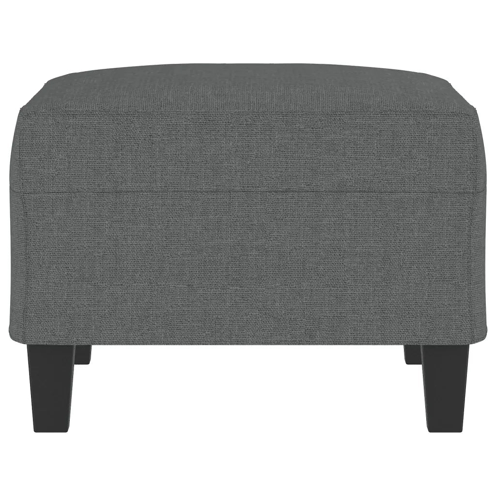 Poggiapiedi Grigio Scuro 70x55x41 cm in Tessuto 349348