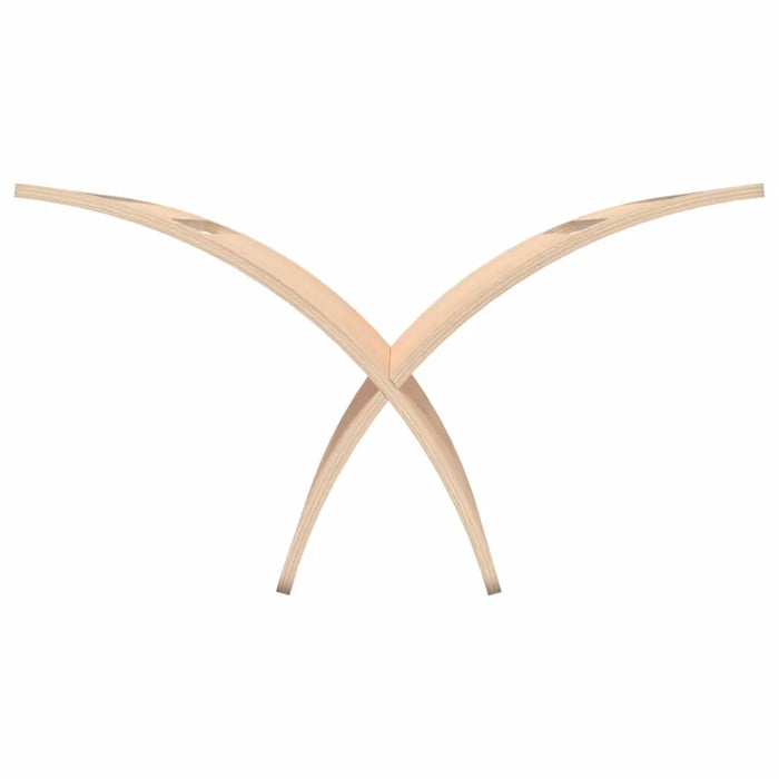 Portariviste da Pavimento in Legno Colore Naturale 241217