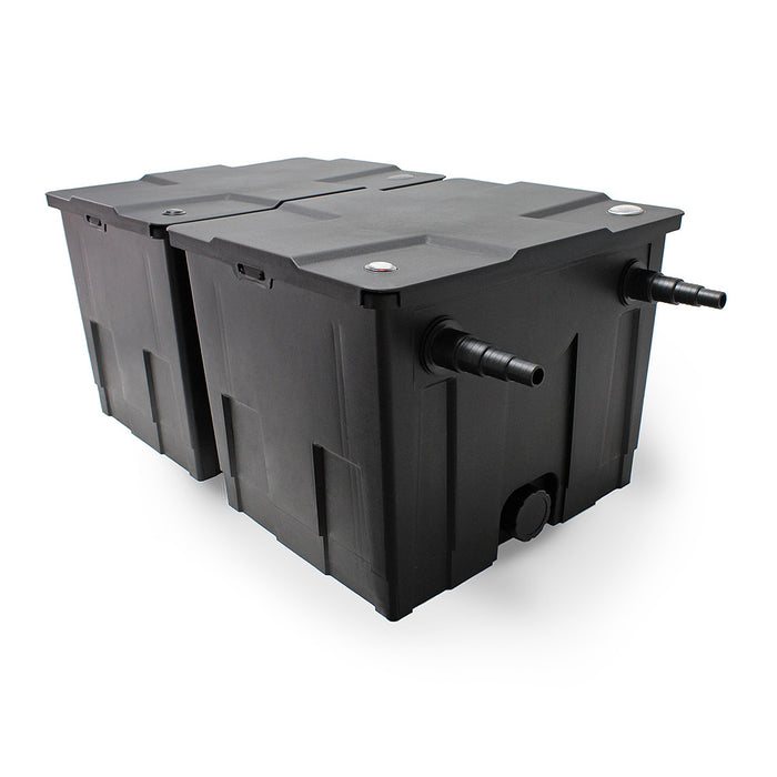 Set filtro a 2 camere 60000l chiarificatore UVC 24W pompa 70W pompa fontana