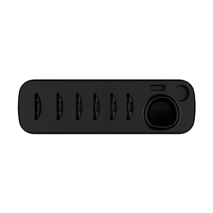 Regolabarba ricaricabile con 6 pettini, display LED e autonomia 90 minuti, per barba e basette con ricarica USB - Sogo