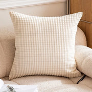 Set di cuscini per divano in corduroy a due pezzi, dimensioni 50x50 cm, cuscini per divano, cuscini decorativi, cuscini morbidi, adatti per soggiorno e camera da letto.