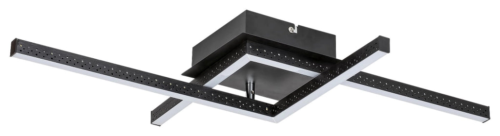 Plafoniera LED Rabalux Casimir 23W nero opaco 4000K
