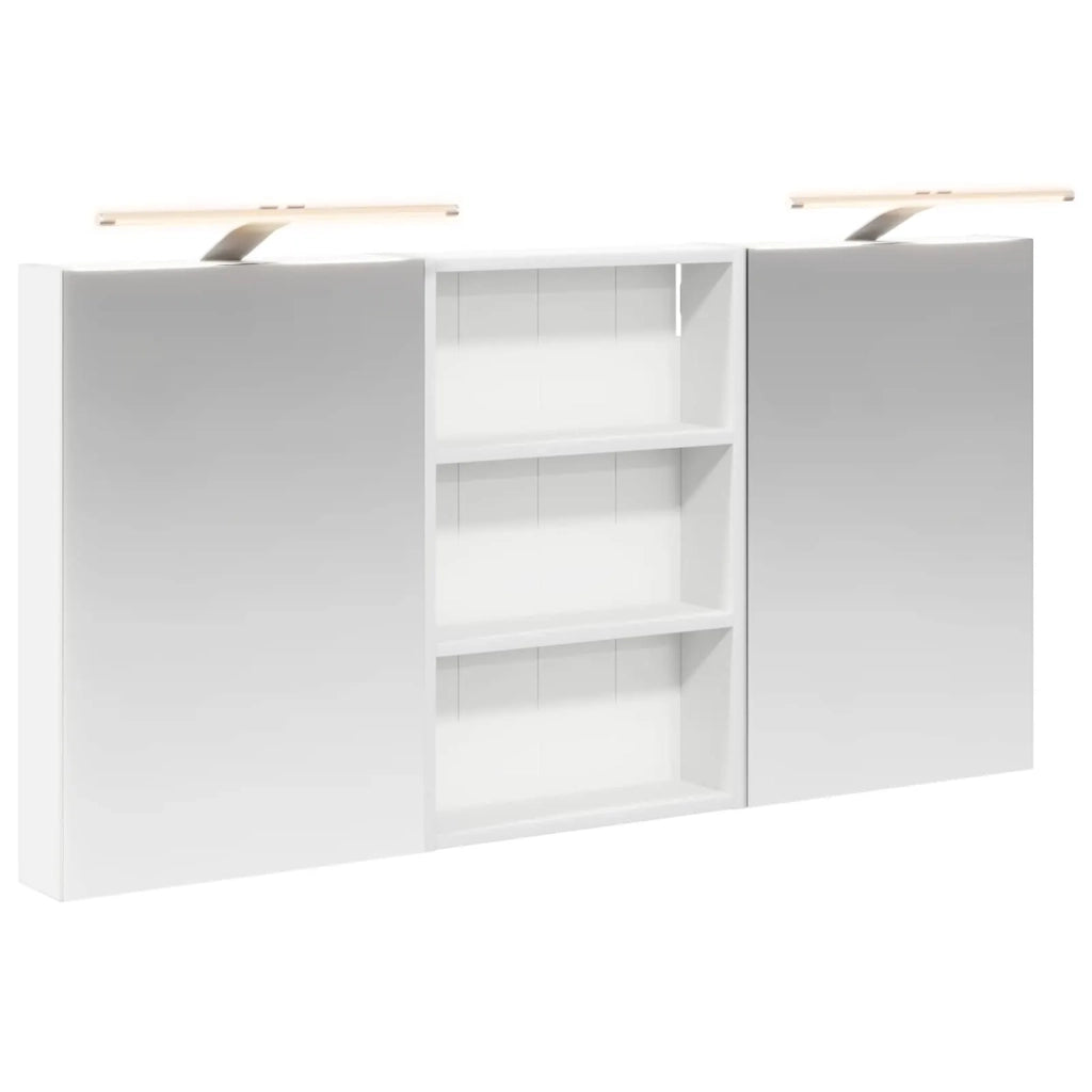 Set di Armadi da Bagno con porta 3 pcs 120 x 10,5 x 60,5 cm 3403736