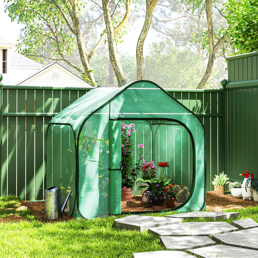 Serra da giardino pop up ¨C zephmum ¨C 150x148x148 cm verde