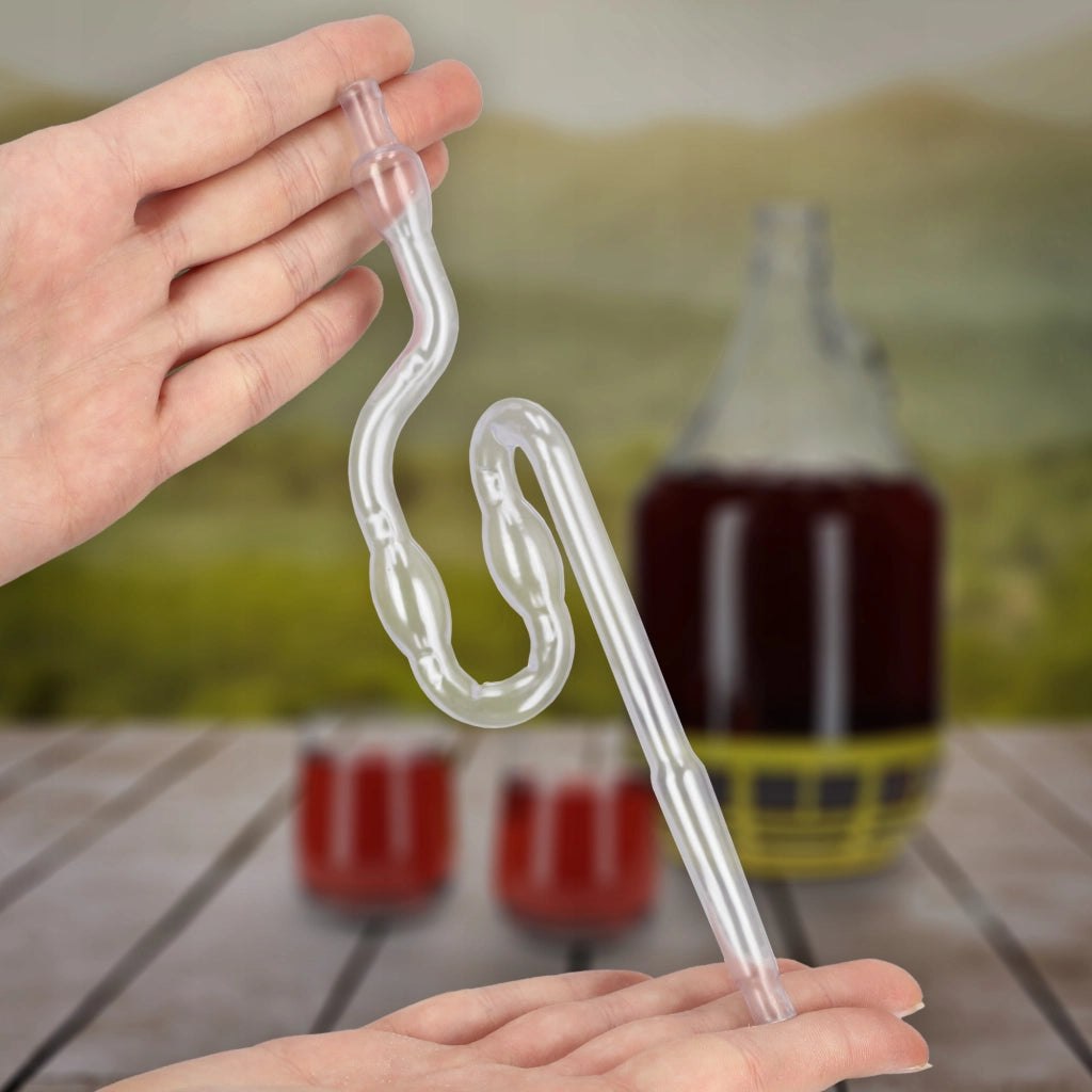Tubo di fermentazione in plastica KADAX per damigiane di vino e liquori
