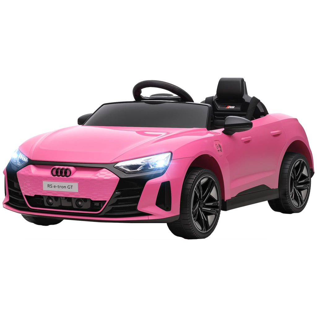 Auto Elettrica per Bambini Audi RS e-tron GT ¨C zephmum ¨C 103x58x41 cm Rosa