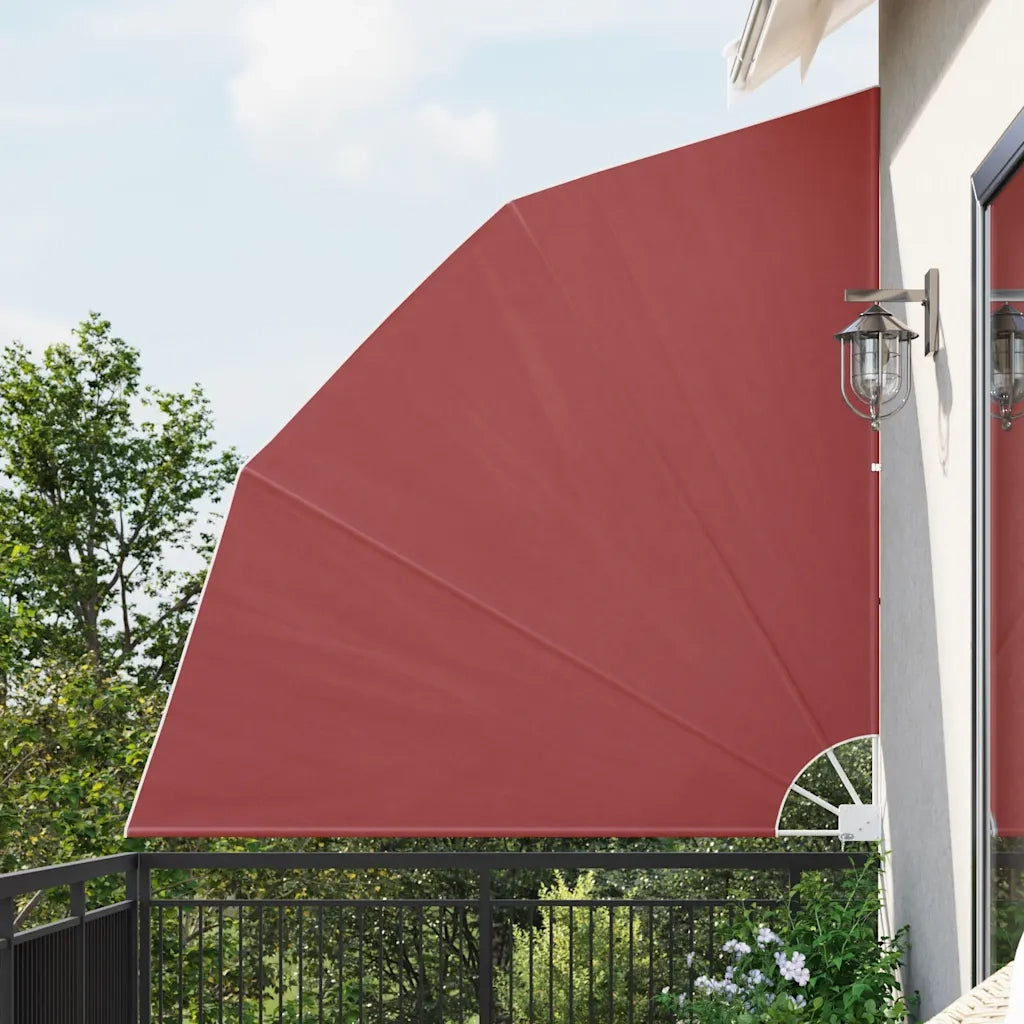 Tenda Laterale per Balcone Pieghevole Terracotta 210x210 cm
