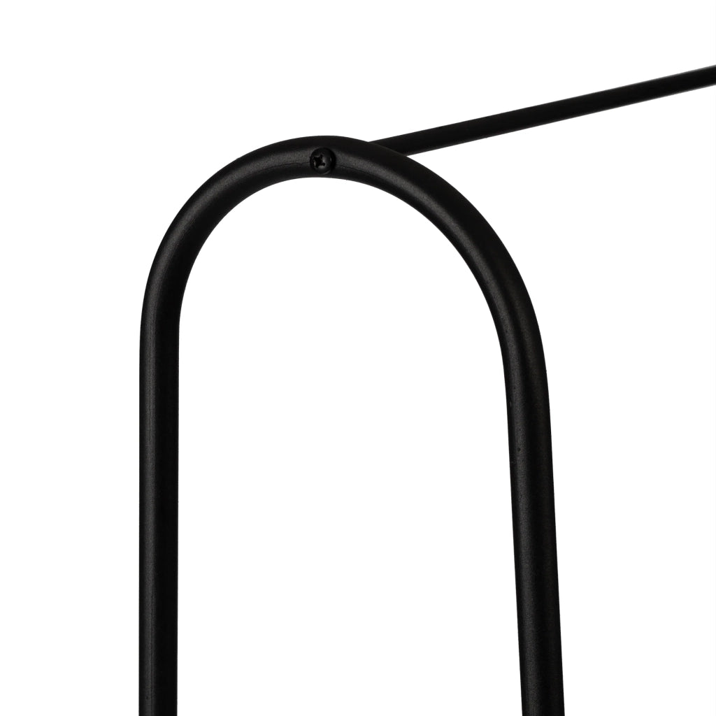 Appendiabiti con superficie di appoggio 144,5 x 89 x 32,5 cm nero 03_0008137