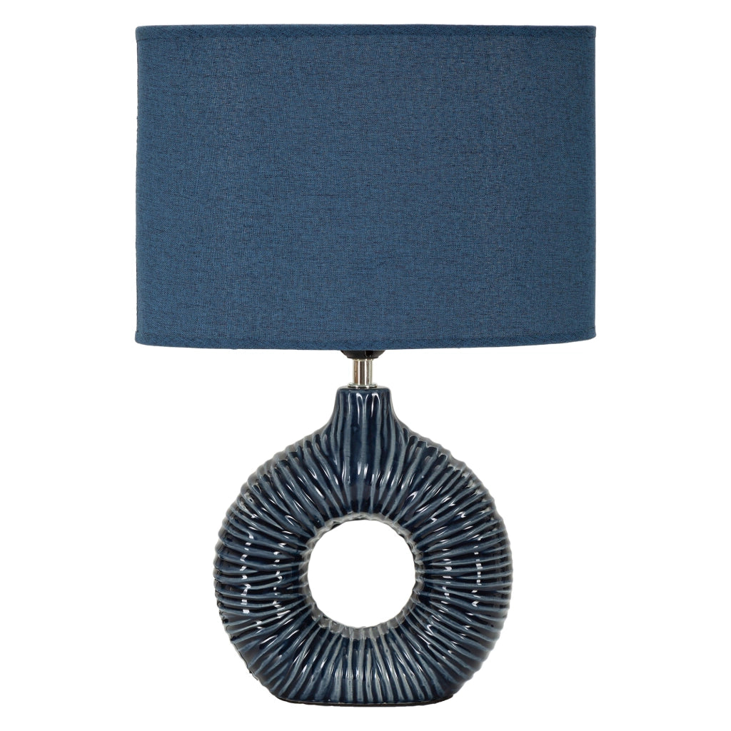 Mirny, Lampada da Tavolo Necessaria 1 Lampadina, blu