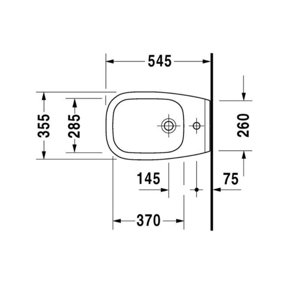 Sanitari sospesi in ceramica vaso wc + bidet duravit *** confezione 1