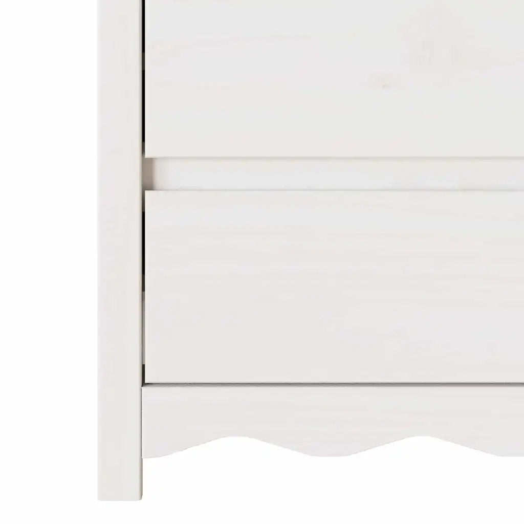 Cassettiera con cassetto Drammen Bianco 76,5 x 40 x 91 cm 42003053
