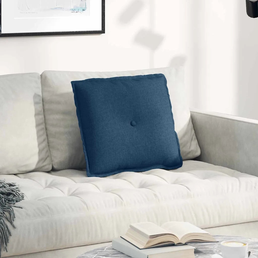 Cuscino per Schiena | Cuscino dorsale Blu 50 x 19 x 45 cm Tessuto