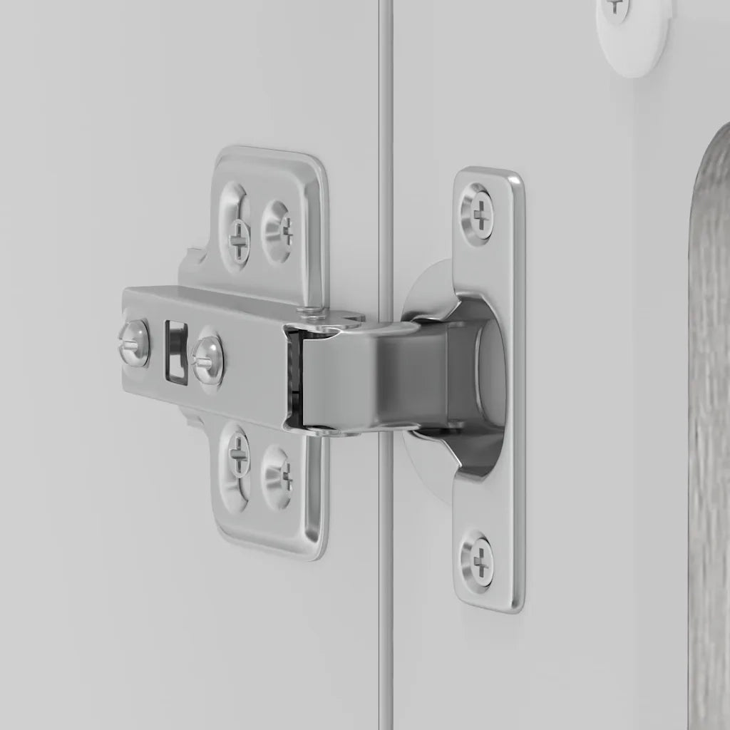 Pensile da Cucina con Porta in Vetro Kalmar Grigio Sonoma 853613