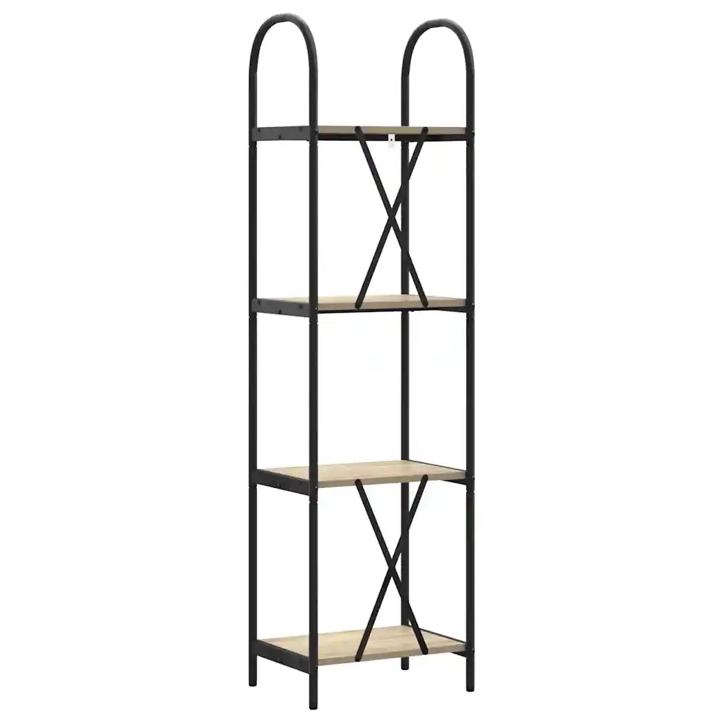 Libreria-Scaffale per Libri-Mobile di Stoccaggio Rovere Sonoma 40 x 30 x 146 cm Legno multistrato 102305