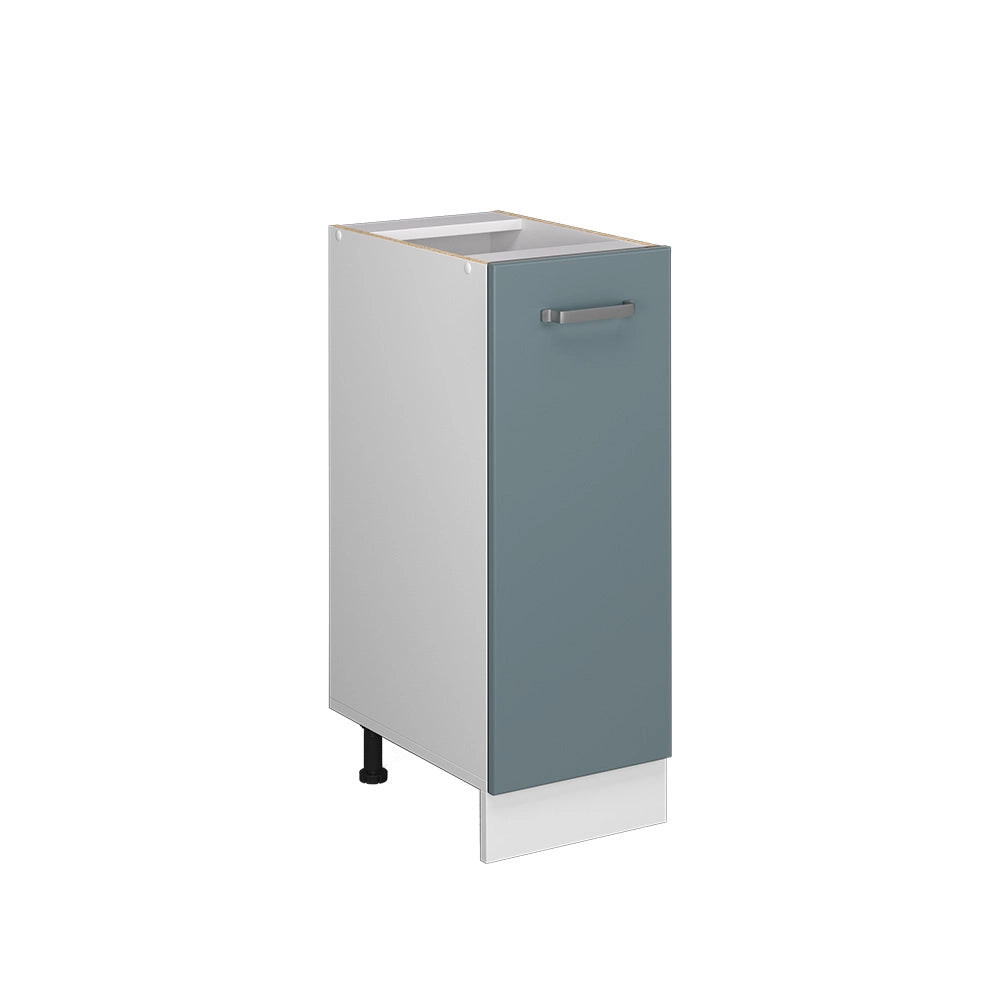 Armadio cucina dispensa alto R-Line Grigio-blu/Bianco 30 cm senza piano di lavoro Vicco