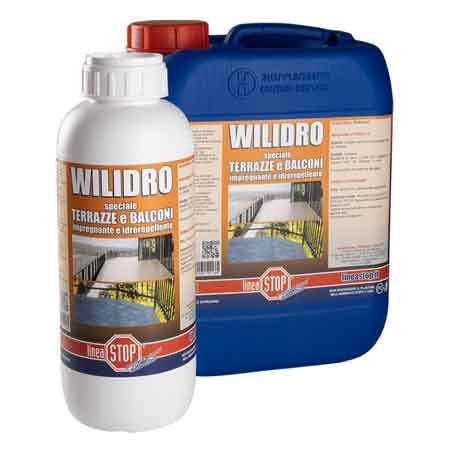 IMPERMEABILIZZANTE PER BALCONI E TERRAZZE 'WILIDRO' 1 lt - DIXI