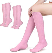 Due paia di compressi sportivi unisex - 15-20 mmHg compressi per la circolazione - Medico, corsa, sport, assistenza, viaggi - S/M (dimensione consigliata 34-39)