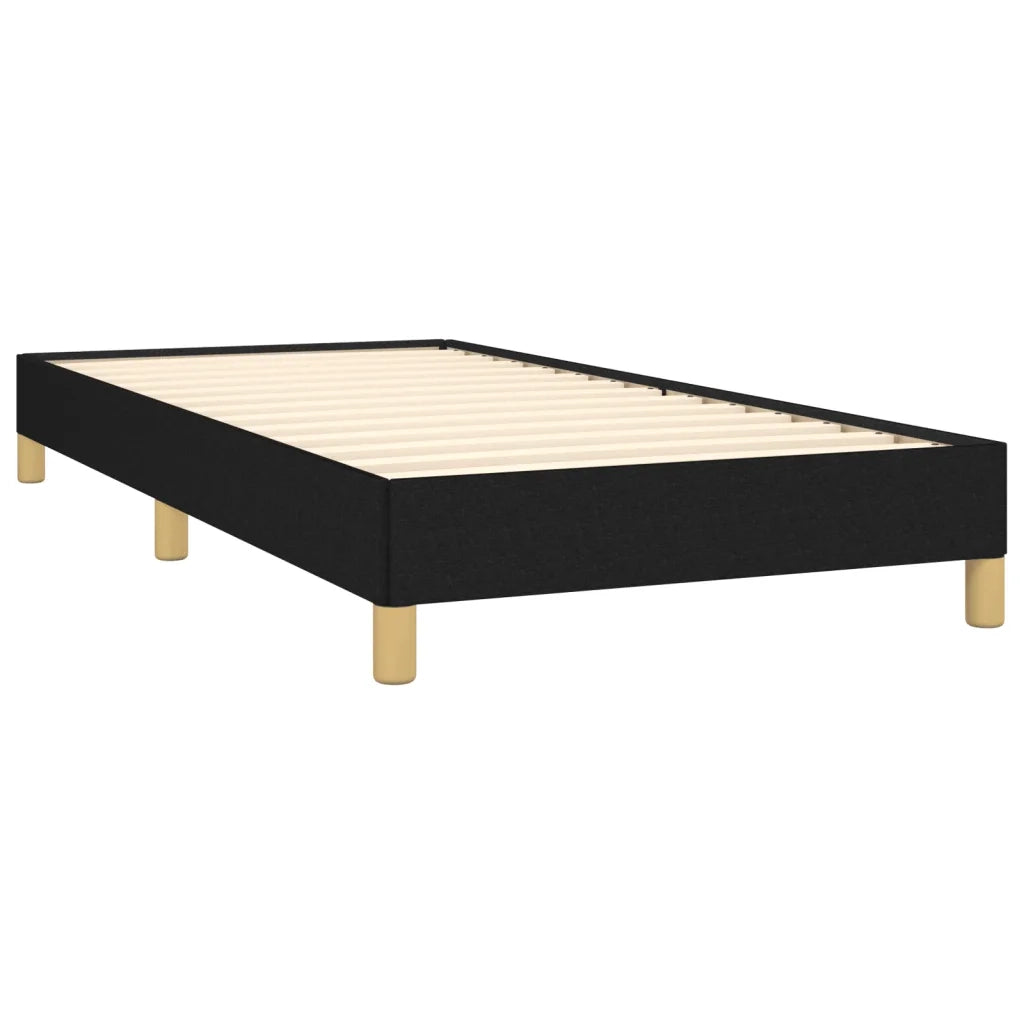 Giroletto senza Materasso Nero 80x200 cm Tessuto 346772