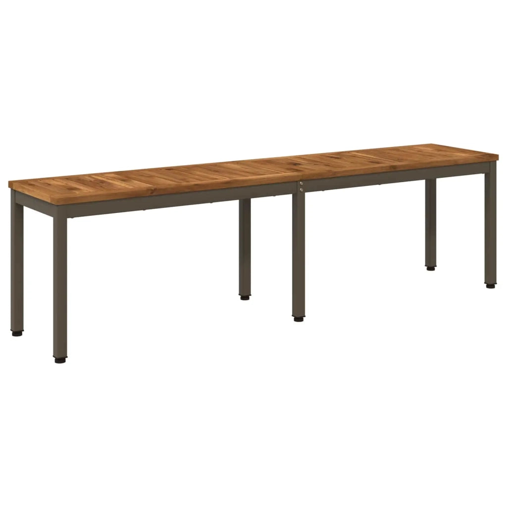 Panchina da giardino 161 x 35 x 45 cm Legno di Acacia Massello 901300