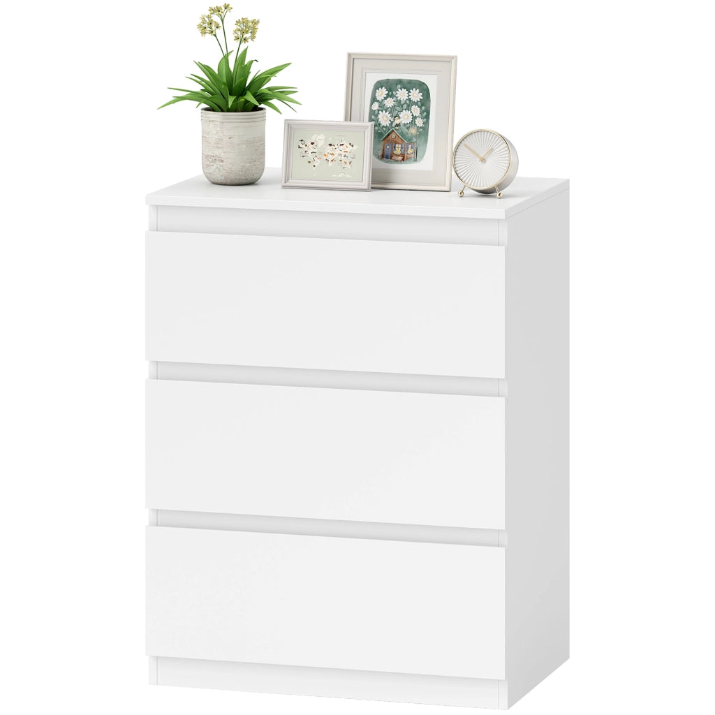 Cassettiera 3 Cassetti ¨C Zephmum ¨C Bianco 60x40x
