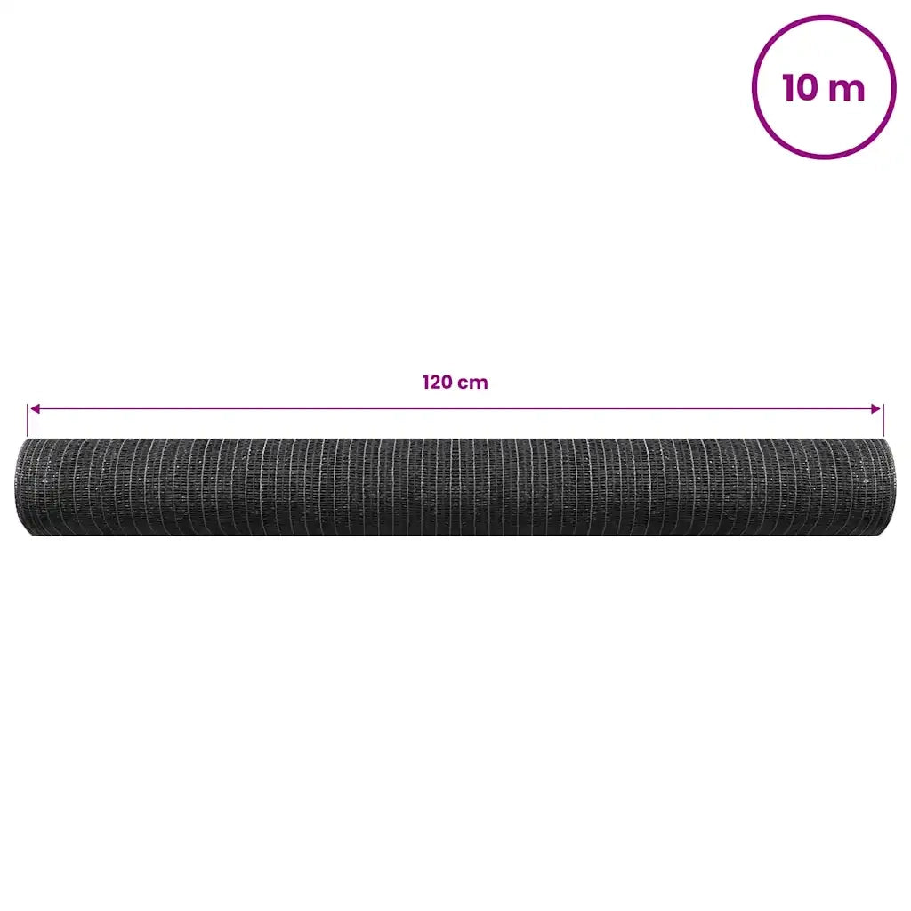 Rete per Privacy Antracite 1,2x10 m in HDPE 75 g/m² 149266