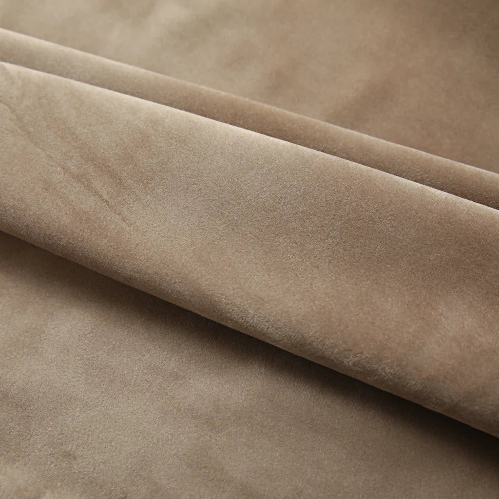 Tenda Oscurante con Ganci Beige in Velluto 290x245 cm cod mxl 62520
