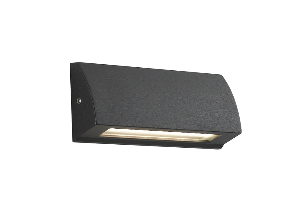 APPLIQUE LED SEGNAPASSI SHELBY ANTRACITE 4W 445LM CCT 3000K / 4000K IP54 13X3,2X5,5CM