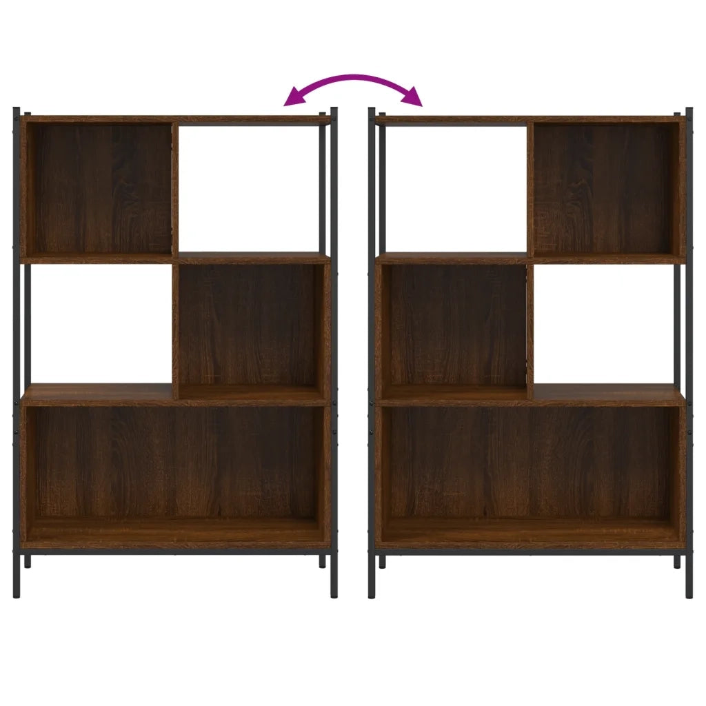 Libreria Rovere Marrone 72x28x109 cm in Legno Multistrato 838887