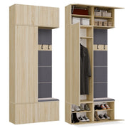 Guardaroba armadio + appendiabiti HAGA II/1sz1w rovere sonoma