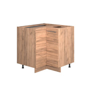Vicco Mobile ad angolo cucina Quercia dorata 80.5 cm , PL Antracite