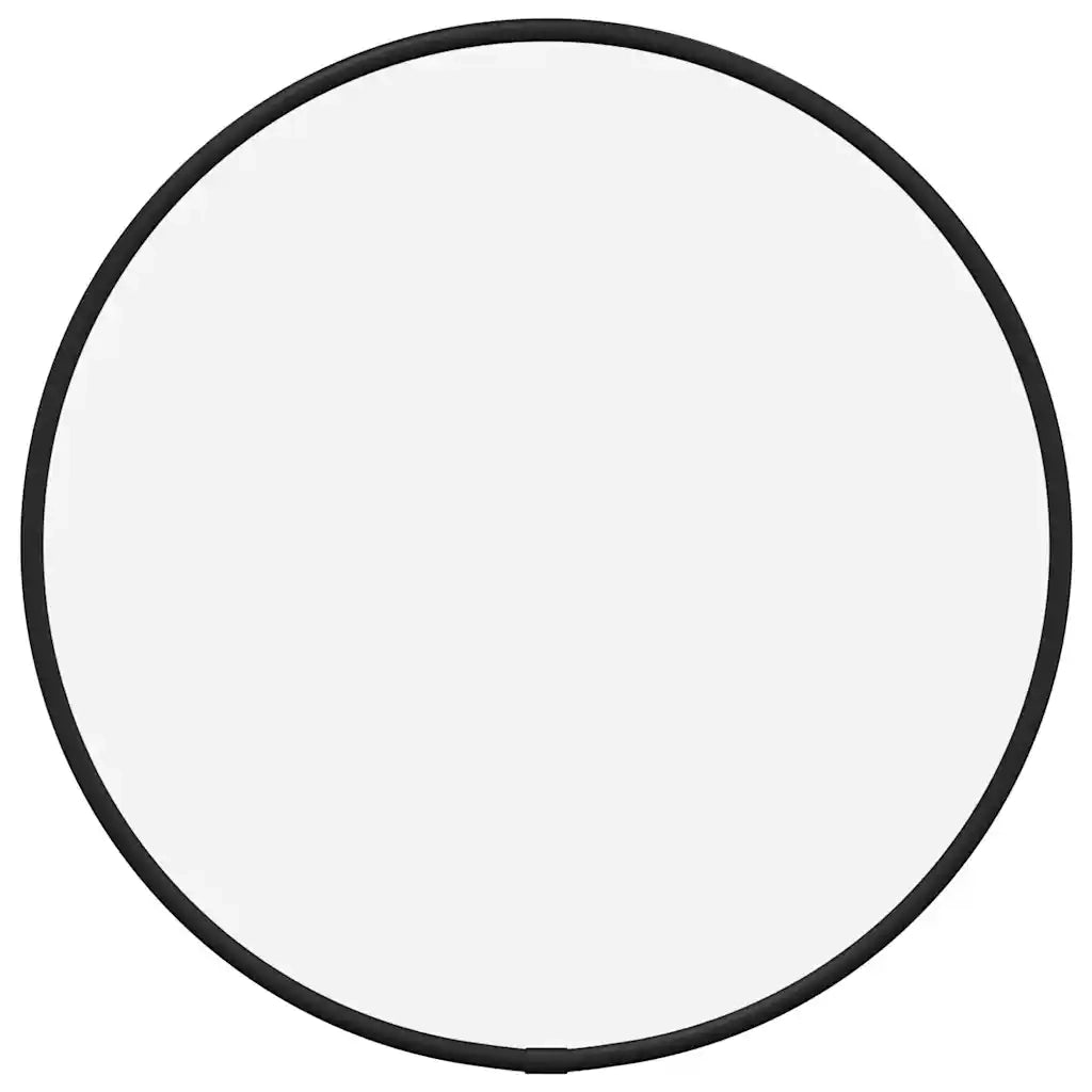 Specchio da Parete-Specchio a Muro-Specchio Decorativo Nero ? 30 cm Rotondo