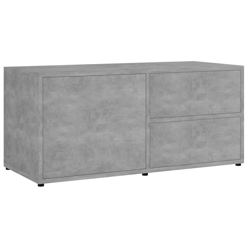 Mobile TV multimediale mensola TV credenza TV sala da pranzo soggiorno camera da letto 80 x 34 x 36 cm legno ingegnerizzato grigio 02_0026260