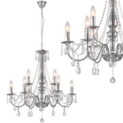 Lampada Da Soffitto Ebt016-9cp Chrome