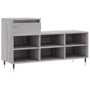 Scarpiera | Mobile per scarpe Grigio Sonoma 102x36x60 cm in Legno Multistrato