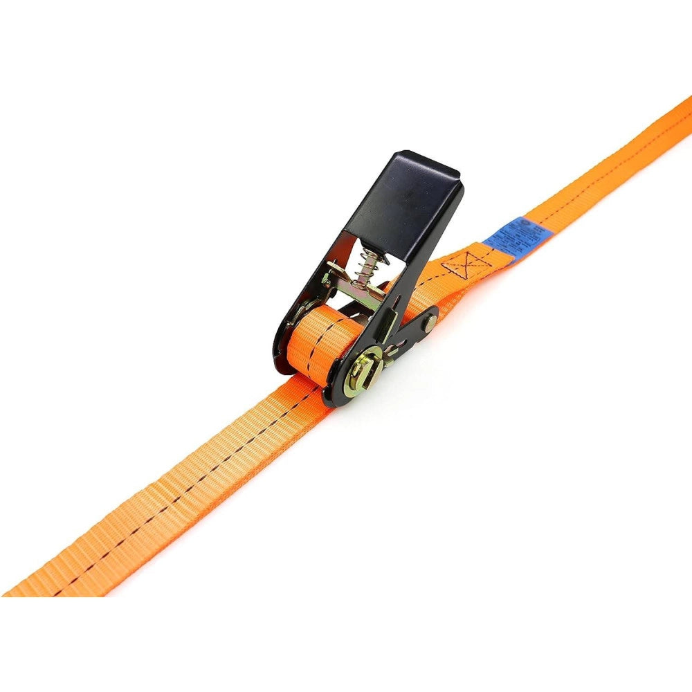Trade Shop - Cinghia Di Ancoraggio Serraggio A Cricchetto Con Tenditore Senza Ganci 25mmx5mt -