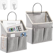 Organizzatore per parete - 2 organizzatori per la campagna - 3 cassetti con chiodo adesivo - impermeabile per casa, bagno, ufficio