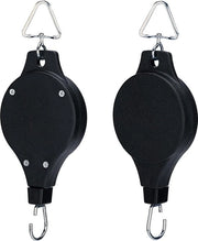 Supporto per piante con sollevamento intercambiabile, rotazione a cavo, regolazione pull down, hanger per fioriera e mandola per voliera - 2 pezzi.