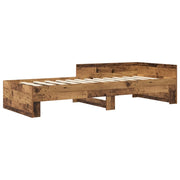 Letto singolo | Letto per adulti | Struttura letto con testata Legno antico 80 x 200 cm