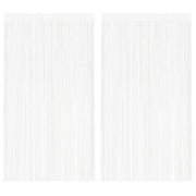 2 Pz Tende a Fili 100x250 cm Bianche cod mxl 75577
