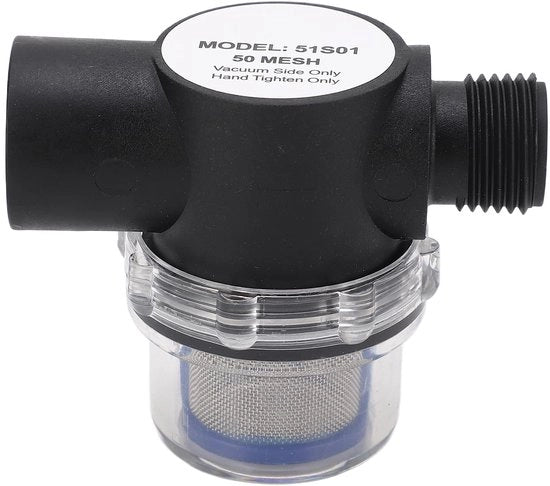 Filtro Inline 1/2 Pollici - Filtrazione Effettiva - Costruzione in Materiale Plastico - Alta Resistenza alla Pressione - Facile da Installare - Adatto per Tubazioni - Filtro d'Acqua