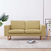 Divano a 2 Posti in Tessuto Verde cod mxl 21141